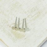 5 mm Silver-colored Flat pad  Earstud x 4 pc(s)