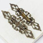 17x57 mm Antique bronze filigree Lance Brooch  x 2 pc(s)