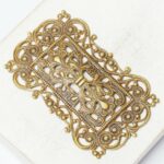 29x46 mm Antique bronze filigree Magic Door x 1 pc(s)
