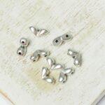 3.7x7.8 mm Antique Silver-colored  Cymbal Mitakas x 8 pc(s)