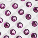 7 mm Preciosa Chaton Rose Amethyst x 6 pc(s)