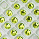 7 mm Preciosa Chaton Rose Limecicle x 6 pc(s)