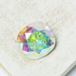 18 mm Preciosa Fancy cushion cut cabochon Crystal AB x 1 pc(s)