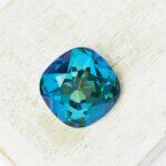 18 mm Preciosa Fancy cushion cut cabochon Crystal Bermuda Blue x 1 pc(s)