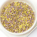 2.8 mm / ss10 Preciosa sew-on rhinestone Amethyst Opal in Gold-colored setting x 25 pc(s)