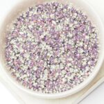 2.8 mm / ss10 Preciosa sew-on rhinestone Amethyst Opal in Silver-colored setting x 25 pc(s)