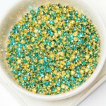 2.8 mm / ss10 Preciosa sew-on rhinestone Blue Zircon in Gold-colored setting x 25 pc(s)