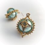 Rococo earrings tutorial by Ruxandra Puscas