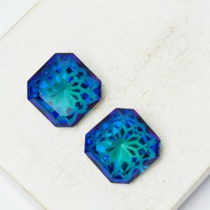 Square glass cabochons