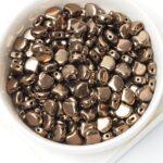 7.5x7.5 mm Ginkgo LZ23980 Dark Bronze x 10  g