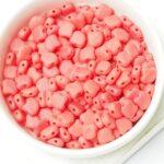 7.5x7.5 mm Ginkgo M91250 Matte Opal Red x 10  g