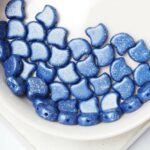 7.5x7.5 mm Ginkgo SD25410 Stardance Midnight Blue x 10  g