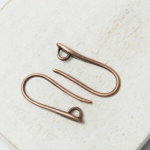 10×24 mm Antique copper Long Elegant earwire x 2 pc(s)