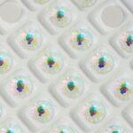 7 mm Preciosa Chaton Rose Crystal AB x 6 pc(s)