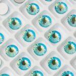 7 mm Preciosa Chaton Rose Erinite AB x 6 pc(s)