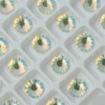 7 mm Preciosa Chaton Rose Jonquil AB x 6 pc(s)