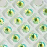 7 mm Preciosa Chaton Rose Limecicle AB x 6 pc(s)