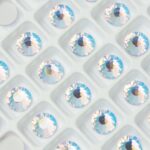 7 mm Preciosa Chaton Rose Pale Lilac AB x 6 pc(s)