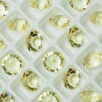 8 mm Preciosa Pure chaton Jonquil x 6 pc(s)