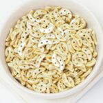 3x10 mm Crescent bead Opaque Luster - Picasso x 10 g