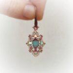 MOSAICO earrings by Ruxandra Puscas beading tutorial