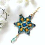 TANGIER earrings beading tutorial by Zuzi Hake