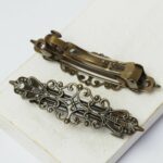 16x55 mm Elongated Hair Clip Antique bronze x 1 pc(s)