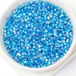 3 mm Preciosa bicone beads Capri Blue AB 2X x 50 pc(s)
