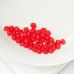 3 mm Preciosa bicone beads Light Siam Matt x 50 pc(s)