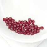 3 mm Preciosa bicone beads Siam Matt x 50 pc(s)