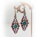 Daphne Earring Kit VITRAIL LIGHT by Ruxandra Puscas