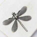 30x36 mm Dragonfly Filigree  Antique Silver x 1 pc(s)