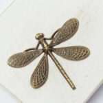 30x36 mm Dragonfly Filigree  Antique bronze x 1 pc(s)