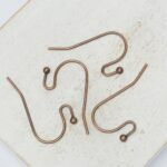 11x22 mm Simple earwire Antique copper x 20 pc(s)
