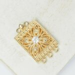 14x23 mm Hidden Star 3-strand box clasp Gold-colored x 1 pc(s)
