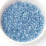 3 mm Fire-polished round beads 00030-14464 Crystal Baby Blue Luster x 100 pc(s)