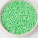 3 mm Fire-polished round beads 02010-25025 Alabaster Pastel Light Green x 100 pc(s)