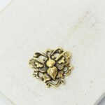 16x17 mm Tierracast Butterfly  Antique gold x 1 pc(s)
