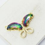 20.5x31 mm Elegant Butterfly connector Vitrail Medium x 1 pc(s)