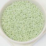 2 mm True2 Fire-polished round beads 03000-14457 Chalk White Mint Luster x 100 pc(s)