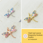 15x22 mm Luxury Dragonfly Pendant Bundle x 3 colours