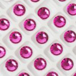 7 mm Preciosa Chaton Rose Fuchsia x 6 pc(s)
