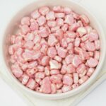 7.5x7.5 mm Ginkgo  LP03000 TopazPink Luster Opaque White x 10  g