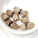 10x10 mm Antique copper Bead Cap x 10 pc(s)