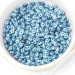 2x5 mm SuperDuo 94105JT Polychrome Indigo Orchid x 10  g