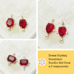 Dream Crystal Connector Bundle Red Siam  x 3 components