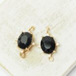 12x19 mm Dream connector Magic Black x 2 pc(s)