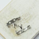 11.5x20 mm Silver-colored Brooch and pendant holder in one x 2 pc(s)