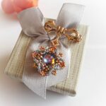 ROSEMONDE brooch by Ruxandra Puscas beading tutorial
