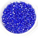 4 mm Preciosa bicone beads Cobalt Blue x 50 pc(s)